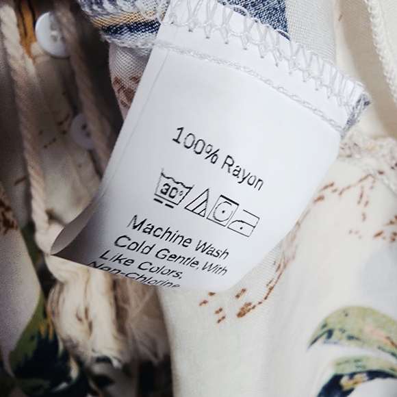 Floral Print Vneck Button Up Midi Dress - Picture 10 of 12